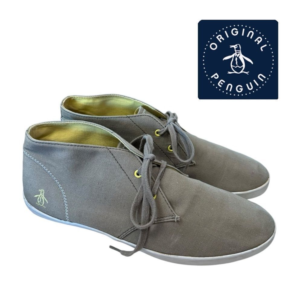 Original Penguin Men’s Chukka PG Canvas Boots 11